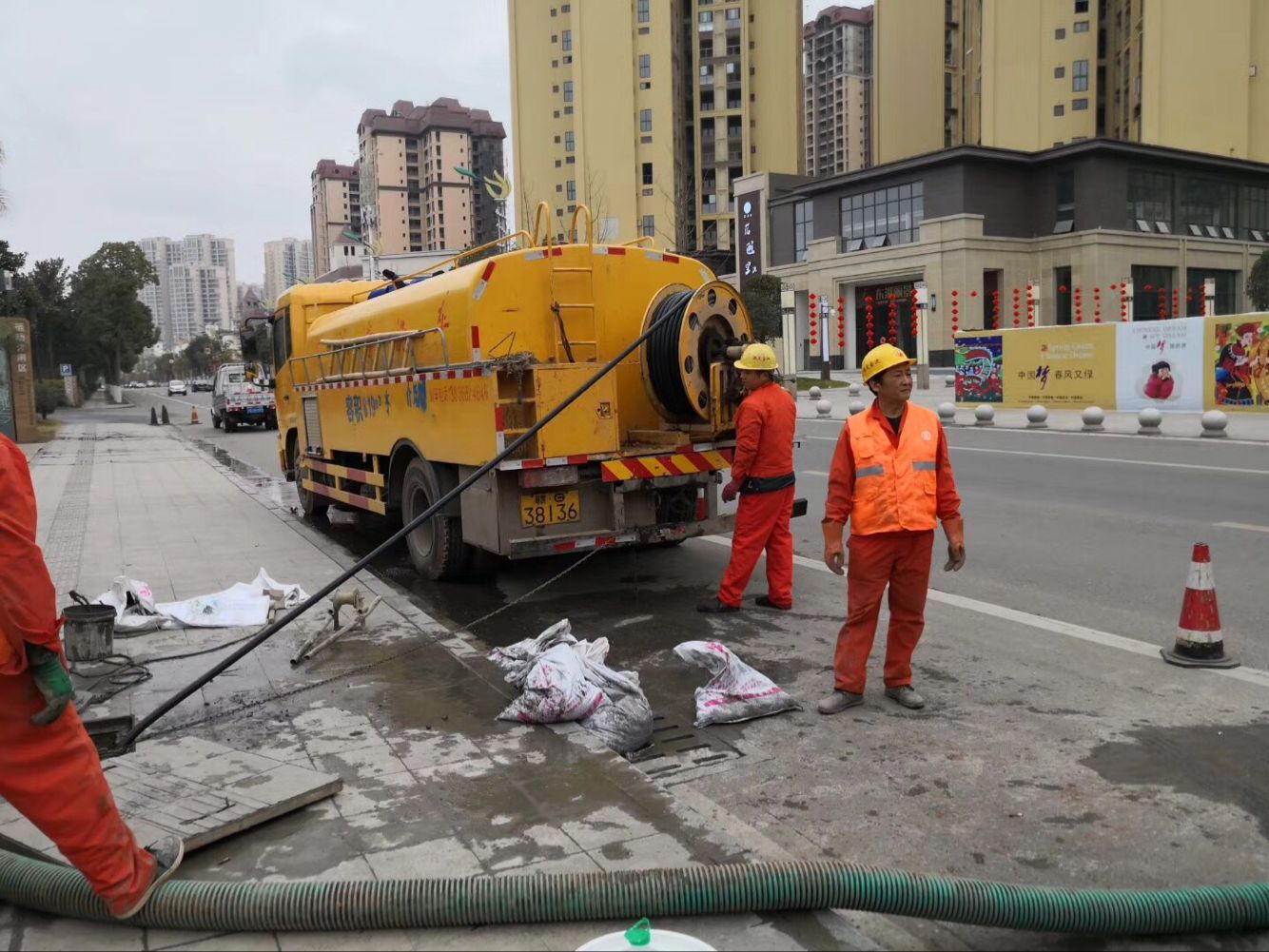 金寨排污管道清淤-管道清洗